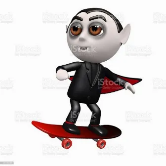 Skateboarding Dracula by Apostrophebeats