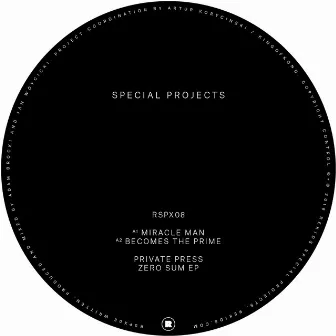 Zero Sum EP by Private Press