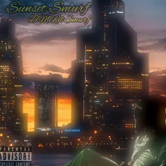 Sunset Smurf: A Dedication by BM Lil' Smurf