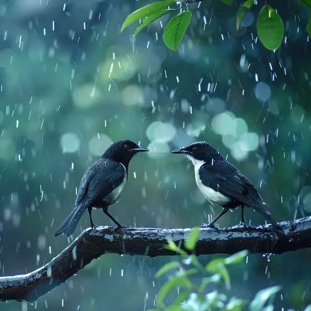 Quietude in the Rainy Woods