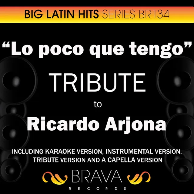 Lo Poco Que Tengo (In The Style Of Ricardo Arjona) [Tribute Version]