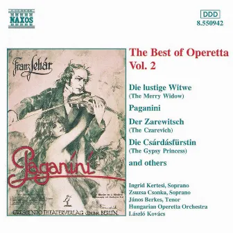 Best of Operetta, Vol. 2 by Hungarian Operetta Orchestra