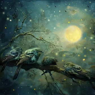 Binaural Birds Nocturne: The Sleep Harmony - 92 96 Hz by Bird Sounds Ambiance