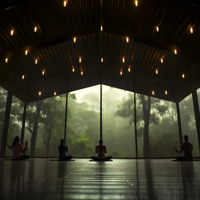 Eco De Meditación De Lluvia Binaural