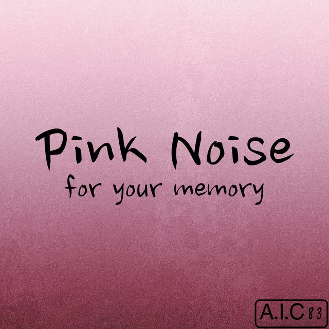 Calming pink noise