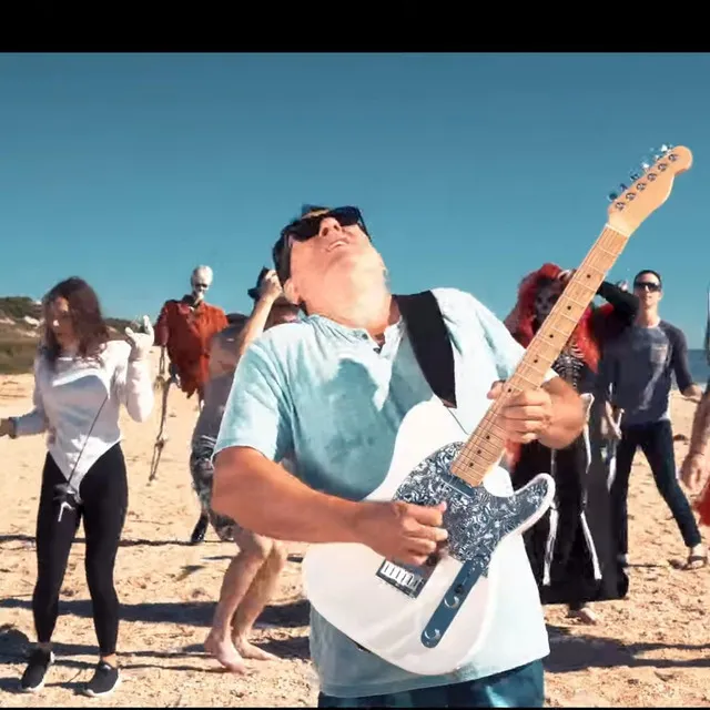 Guitar On The Beach