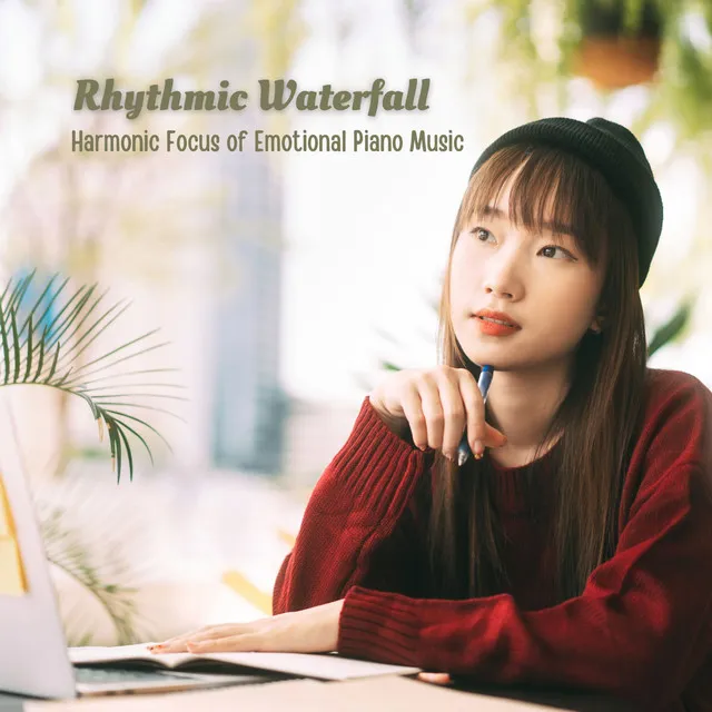 Harmonic Focus of Piano and Waterfall