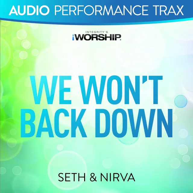 We Won't Back Down - Original Key without Background Vocals