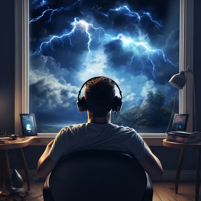 Binaural Calm: Thunder Relaxation Echoes