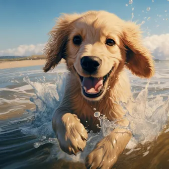 Felicidad De Los Perros: Sonidos De Un Océano Sereno by Perro dormir