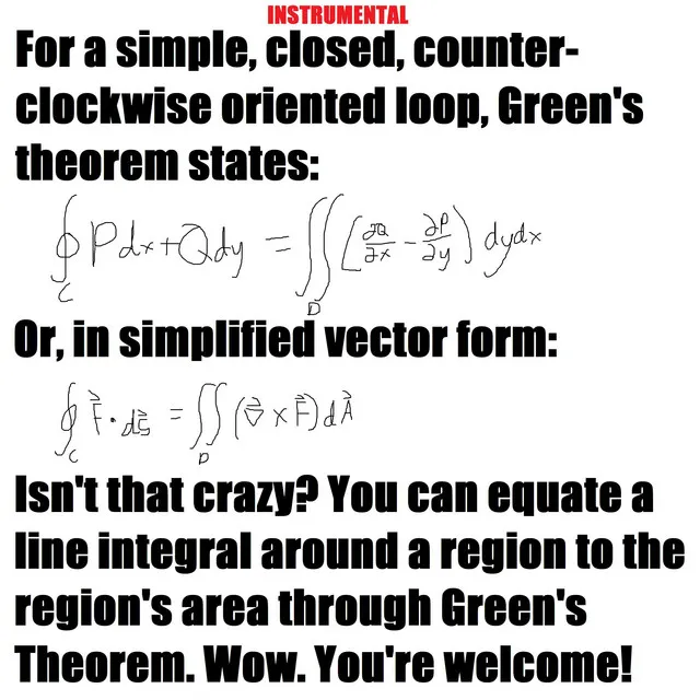 Green's Theorem (Instrumental)