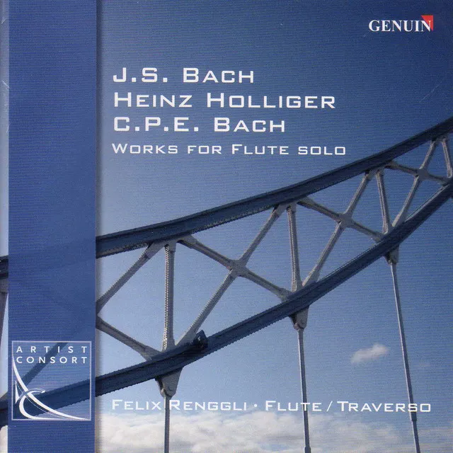 Flute Recital: Renggli, Felix - Bach, J.S. / Holliger, H. / Bach, C.P.E.