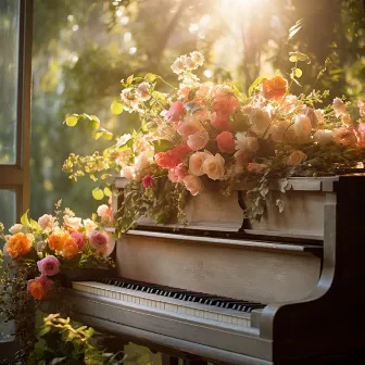 Tapiz Del Prado: El Piano Teje Los Colores De Las Flores Silvestres by Melodías relajantes