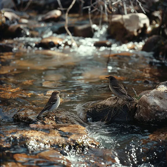 Binaural Creek and Birds Meditation in Nature Ambience