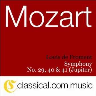 Wolfgang Amadeus Mozart, Symphony No. 40 In G Minor, K. 550 by Unknown Artist