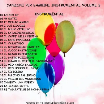 Canzoni per bambini instrumental, vol. 3 by Baby Group