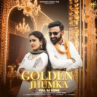 Golden Jhumke by Ramkesh Jiwanpurwala