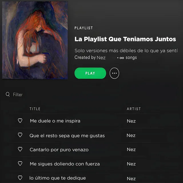 La Playlist Que Teníamos Juntos