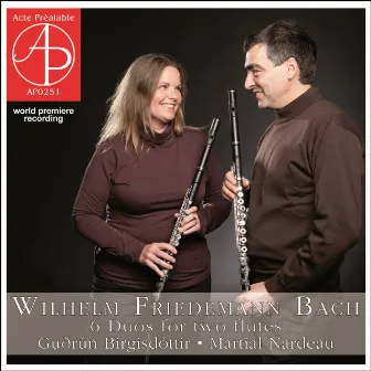 W.F. Bach: 6 Duos for Two Flutes by Martial Nardeau