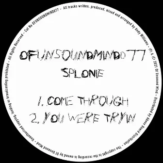 Come Through / You Were Tryin by Splonie