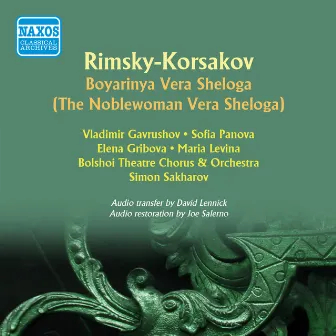 Rimsky-Korsakov: The Noblewoman Vera Sheloga, Op. 54 by Simon Sakharov