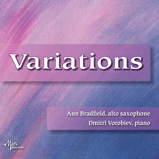 Sonate for Alto Saxophone & Piano, Op. 18: I. Modéré