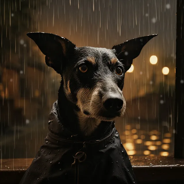 Tranquilidad Armónica Para Mascotas: Melodías De Gotas De Lluvia