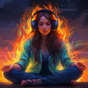 Stereo Comfort: Fire Symphony for Relaxation by b.e. Healing Frequencies