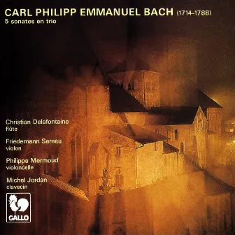 Carl Philipp Emmanuel Bach: 5 Trio Sonatas (Played in Quartet) by Christian Delafontaine