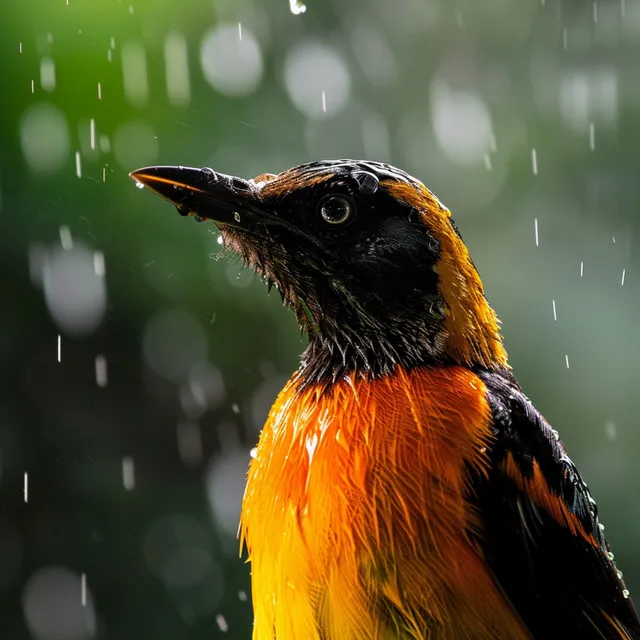 Rainy Day Companionship in Bird Calls