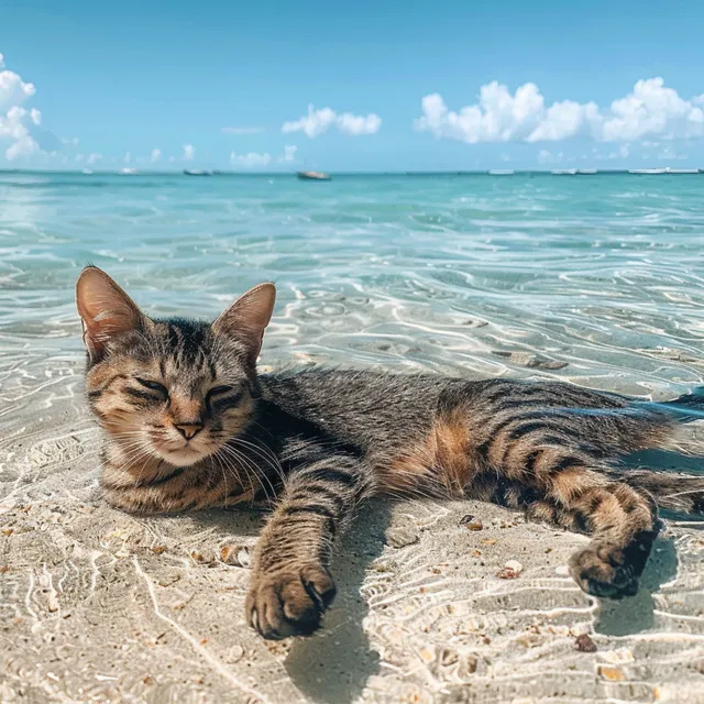 Paisaje De Gatos: Armonía De Melodías Oceánicas