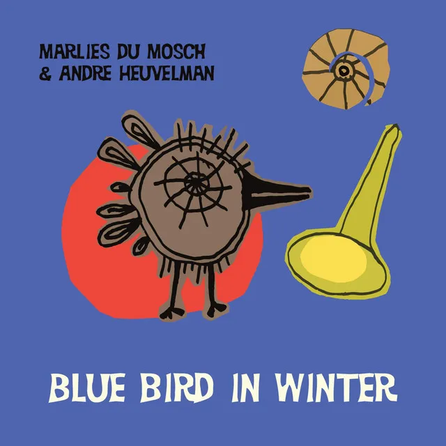 Blue Bird in Winter