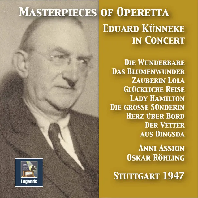 Masterpieces of Operetta: Eduard Künneke in Concert (Remastered 2017) [Live]