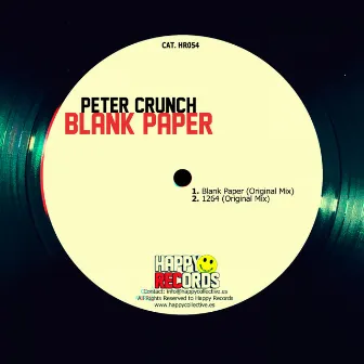 Blank Paper by Peter Crunch