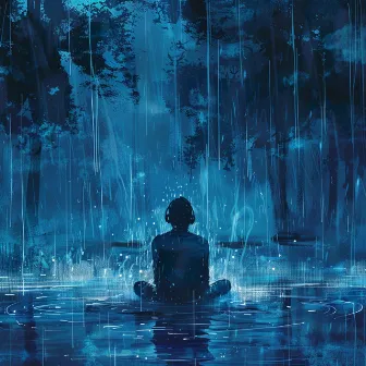 Meditation Rain Melodies: Serene Waters by I-Existence