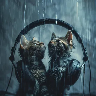 Cats and Rain Melodies: Calming Music for Felines by stargods Sound Healing