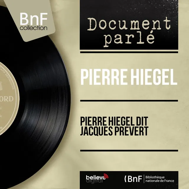 Pierre Hiegel dit Jacques Prévert (Mono Version)