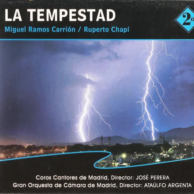 La Tempestad: "¡Valor, Ángela Mía!¡El Ánimo Perdí!"