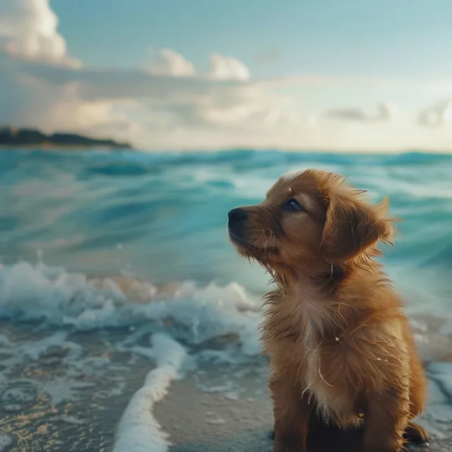 Serenidad De Perros En El Océano