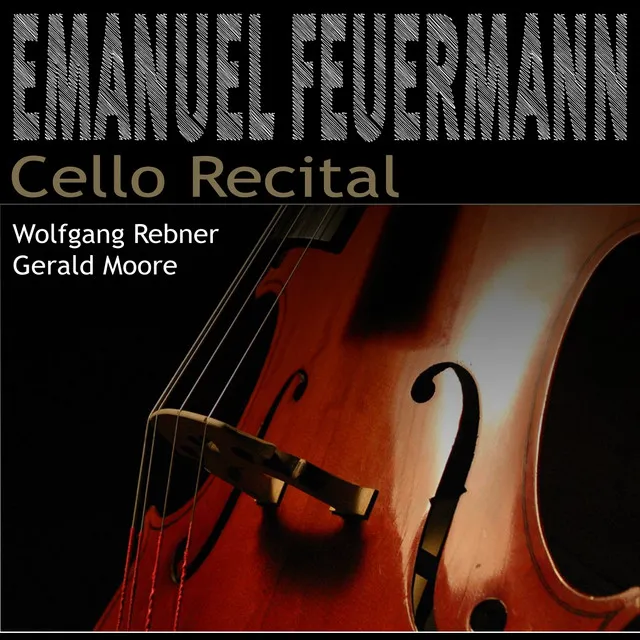 Emanuel Feuermann - Cello recital