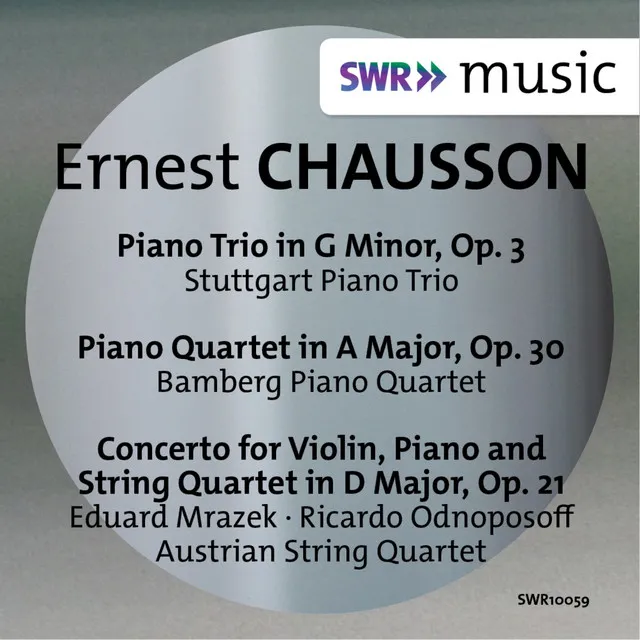 Concert for Violin, Piano and String Quartet in D Major, Op. 21: III. Grave