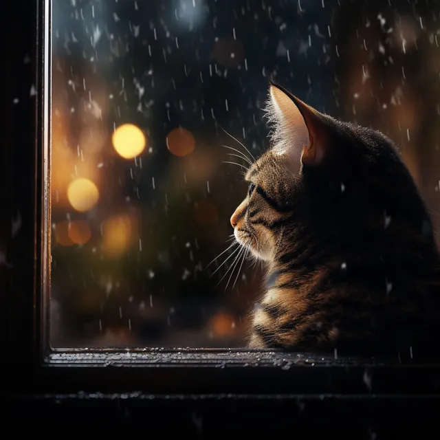 Bigotes Bajo La Lluvia: Armonía Felina