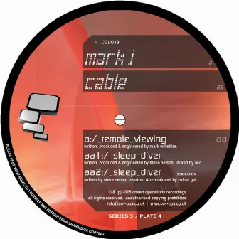 Remote Viewing / Sleep Diver by Cable