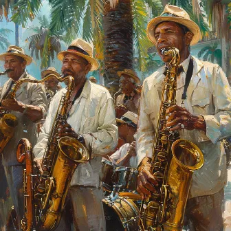 Ritmos Del Jazz Afrocubano: Fusión Cultural by Salón de café tranquilo