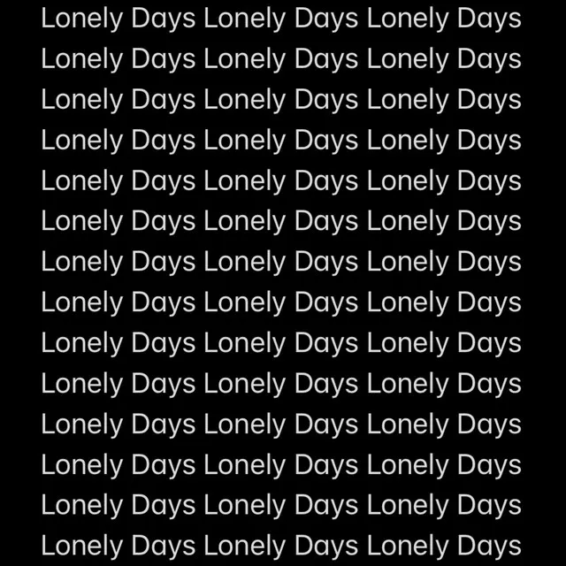 Lonely Days