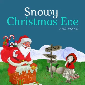 Snowy Christmas Eve And Piano by Ivano Palma