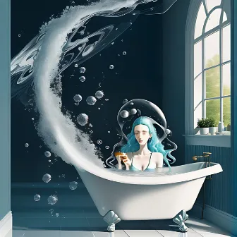 Drinking Bubble Tea in the Bath by Desmond Bagely