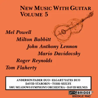 New Music with Guitar, Vol. 5 by David Milnes