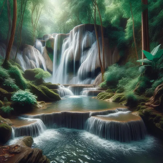 Cascading Comfort: Waterfall Music for Massage