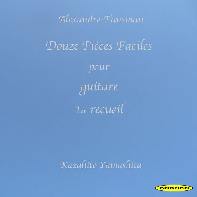 Douze Pièces Faciles pour guitare 1er recueil